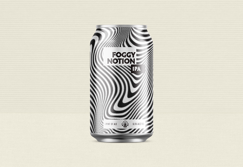 Stereo Brewing Foggy Notion IPA Can Design